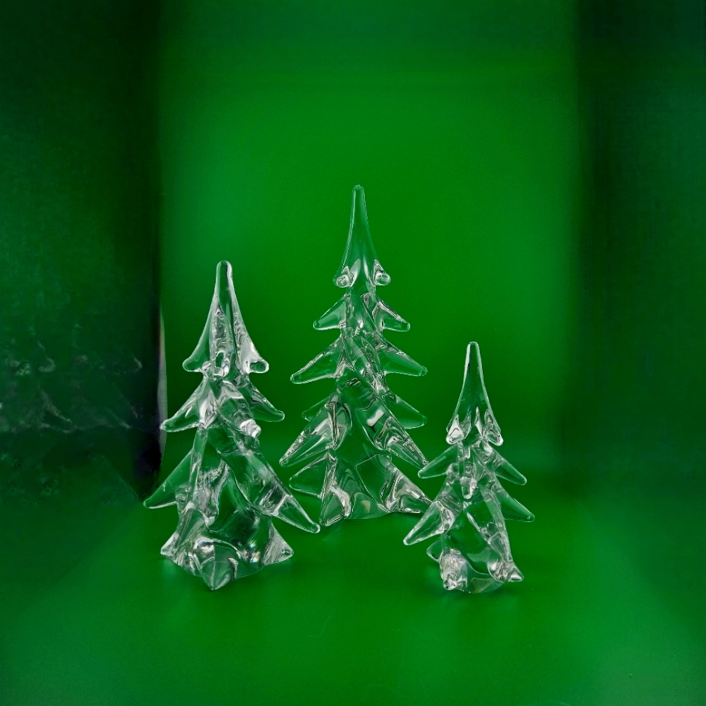 Toscany Collection Crystal Trees Set of 3